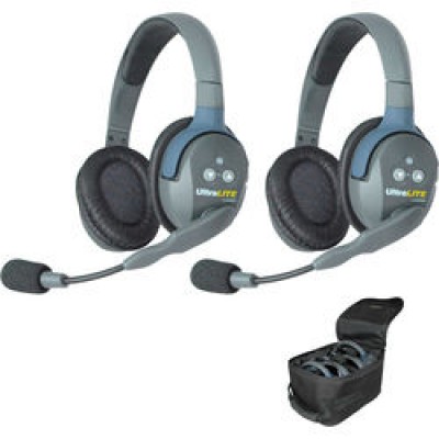 Eartec UltraLite System w/ Double Headsets (2-User)